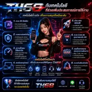TH68 กับเทคโนโลยีที่ช่วยเพิ่มประสบการณ์การใช้งาน